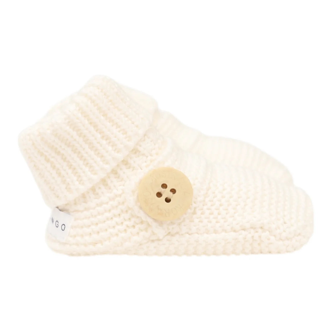 Korango / Cotton Knit Button Bootie