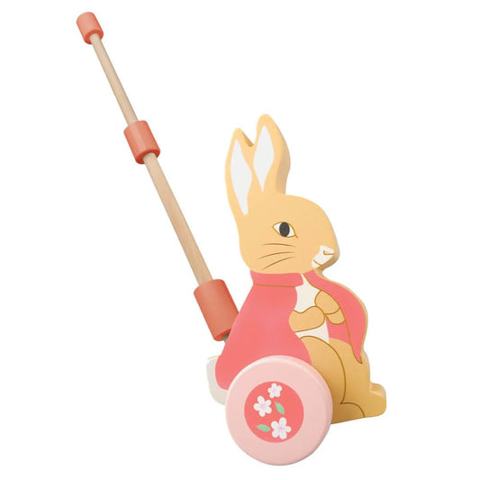 Peter Rabbit / Flopsy Wooden Push Along