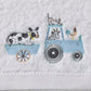 Jiggle & Giggle / Farm Fun Bath Towel & Face Washer Set