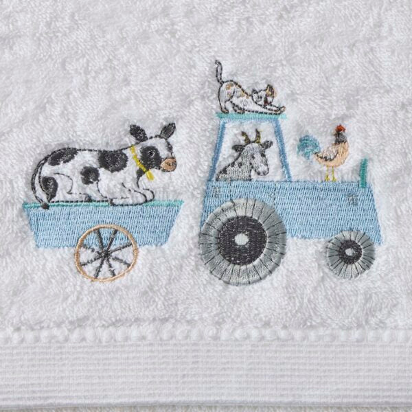 Jiggle & Giggle / Farm Fun Bath Towel & Face Washer Set
