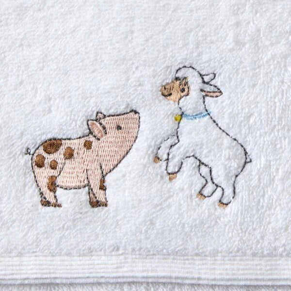 Jiggle & Giggle / Farm Fun Bath Towel & Face Washer Set