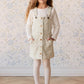 Jamie Kay / Vintage Overall Dress - Elodie Whisper White