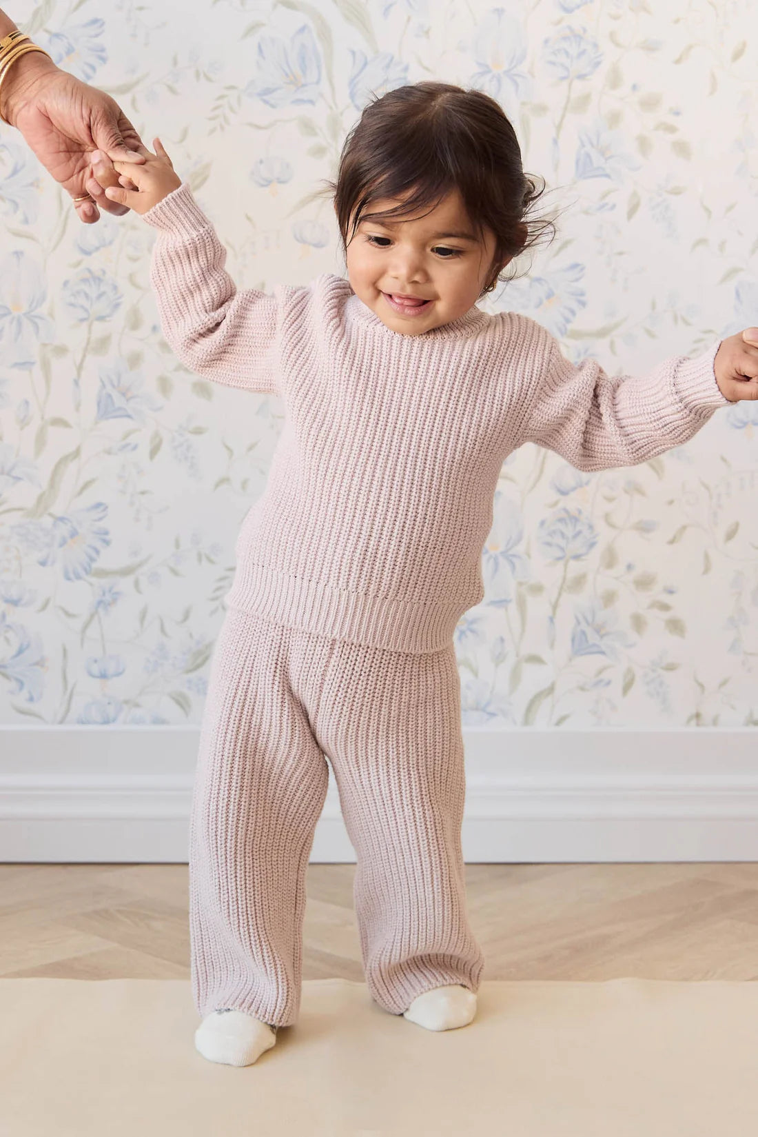 Jamie Kay / Morgan Jumper - Hushed Pink Marle