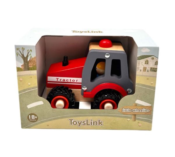 Wooden Tractor Toy
