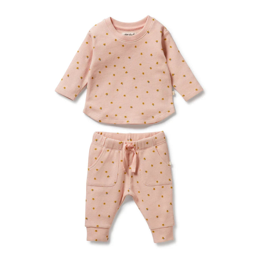 Wilson & Frenchy / Organic Waffle Set - Little Fleur