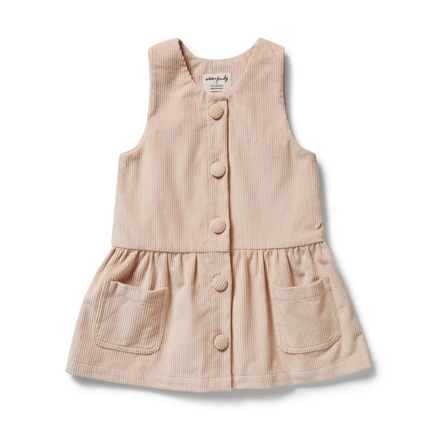 Wilson & Frenchy / Organic Cord Dress - Rose