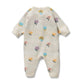 Wilson & Frenchy / Organic Knitted Jacquard Growsuit - Flower Pop