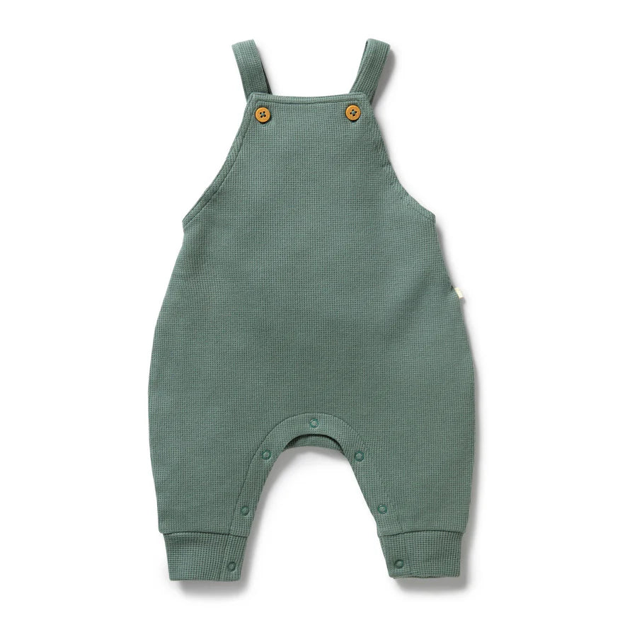 Wilson & Frenchy / Organic Waffle Overall - Pine Green