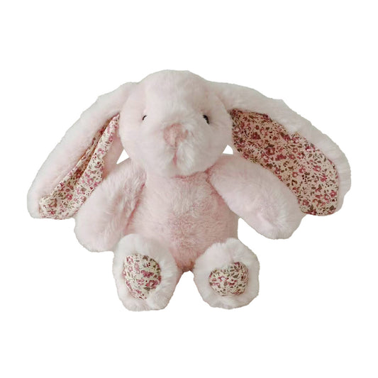 Lily & George / Littlefoot Plush Bunny - Floral Sweet Pink