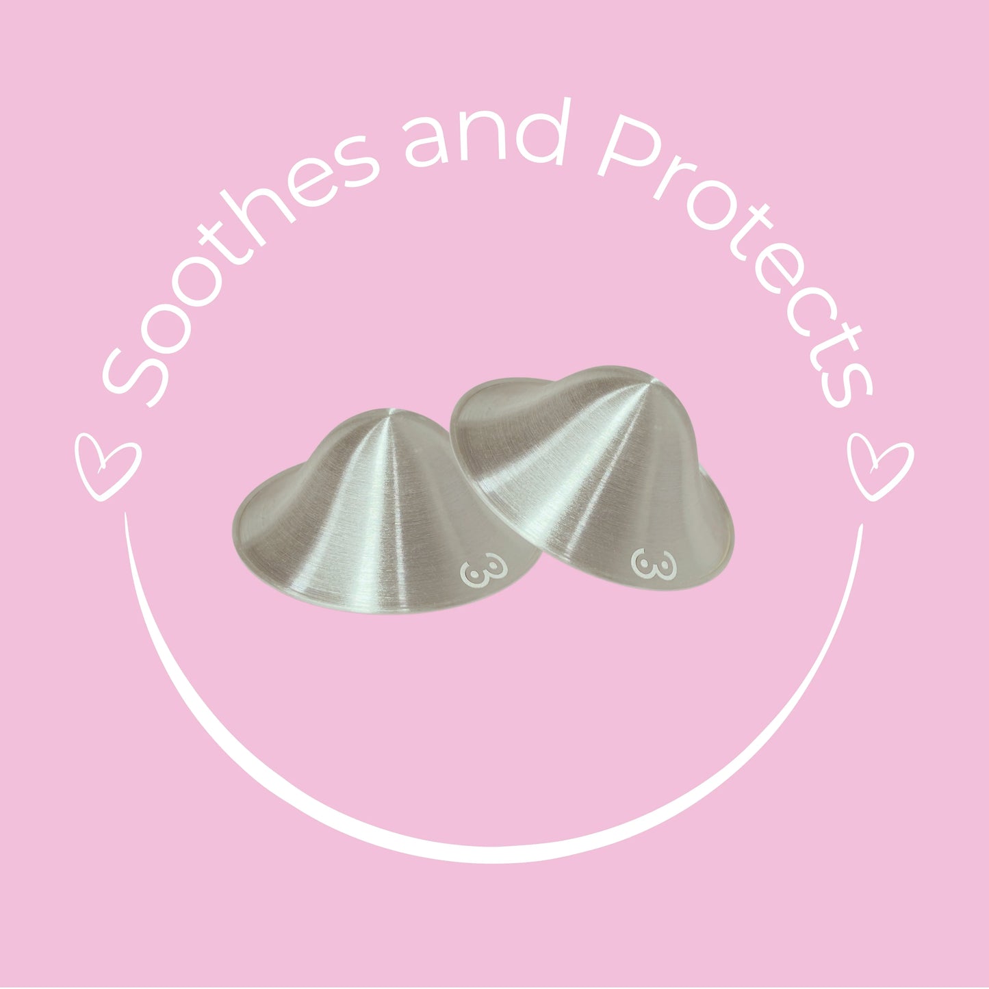 Milky Goodness / Pure Silver Nursing Cups