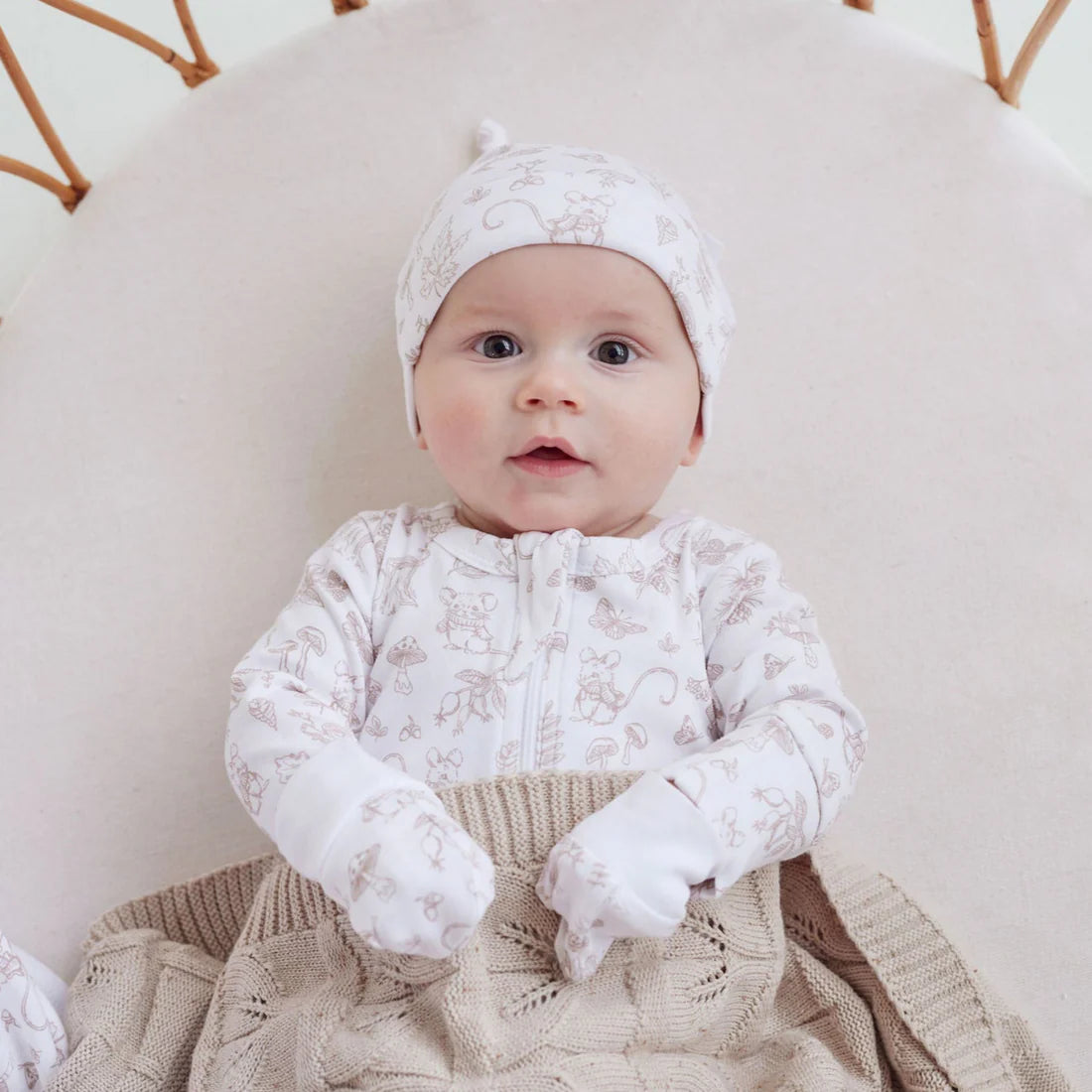 Aster & Oak / Woodland Mouse - Knot Hat