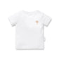 Aster & Oak / Embroidered Mushroom Tee
