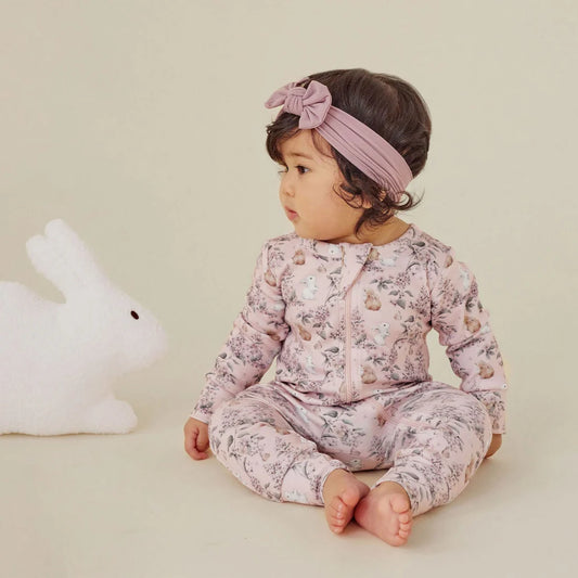 Aster & Oak / Bunny Friends - Zip Romper