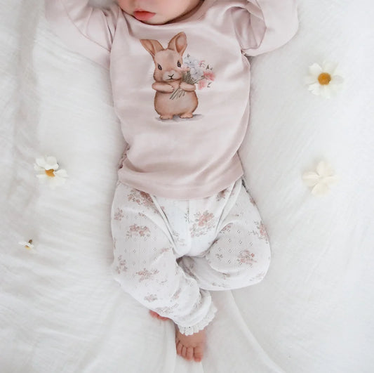 Aster & Oak / Bunny Print / LS Top