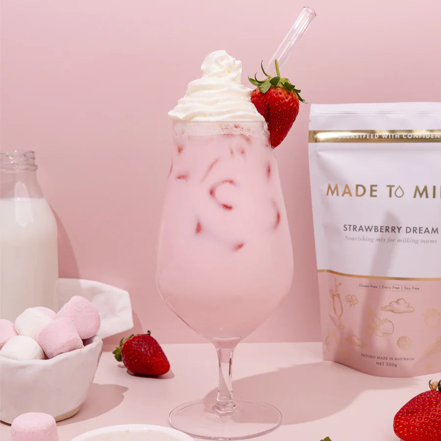 Made To Milk / Strawberry Dream Lactation Drink - GF, DF & SF
