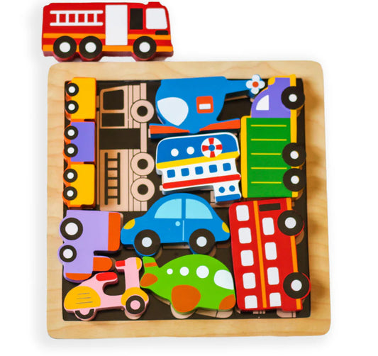 Kiddie Connect / Vehicles Chunky Puzzle