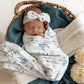 Snuggle Hunny / Jersey Wrap Set - Sweet Swallows