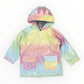 Korango / Unicorn Glitter Rainbow Raincoat - Pink