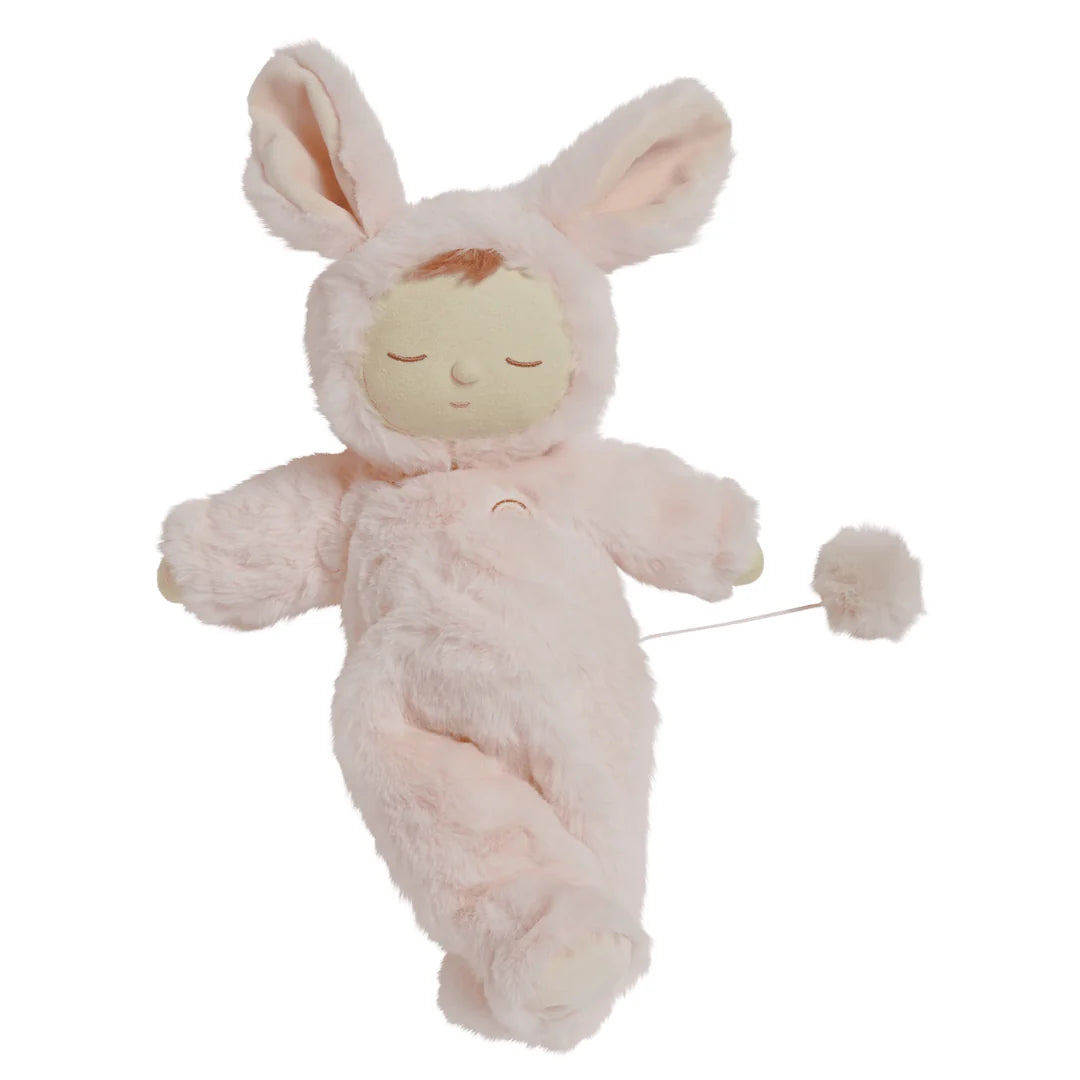 Olli Ella / Cozy Dinkum Doll / My First Lullaby - Bunny Moppet Pink