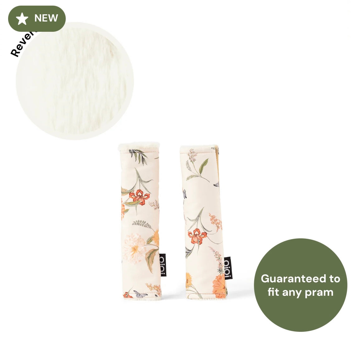 OiOi / Reversible Pram Harness Cover Set