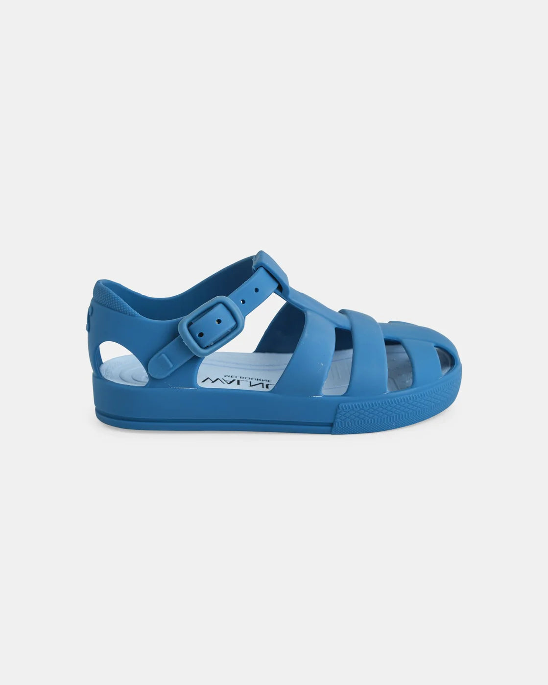 Walnut Melbourne / Frankie Sandal - Matte Blue