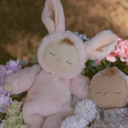 Olli Ella / Cozy Dinkum Doll / My First Lullaby - Bunny Moppet Pink