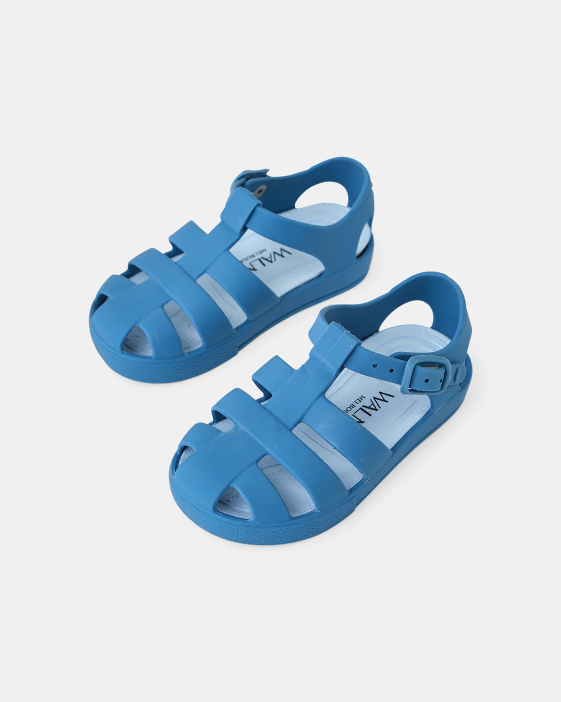 Walnut Melbourne / Frankie Sandal - Matte Blue