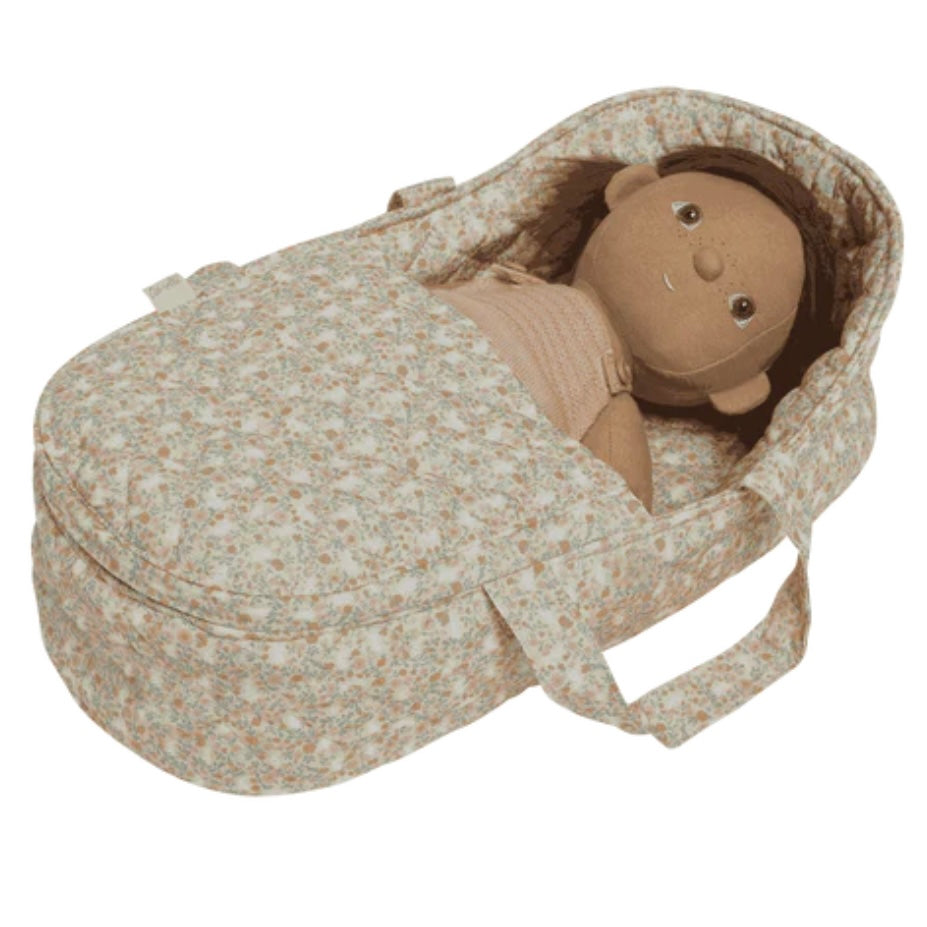 Olli Ella / Dinkum Dolls - Carry Cot - Garden Floral