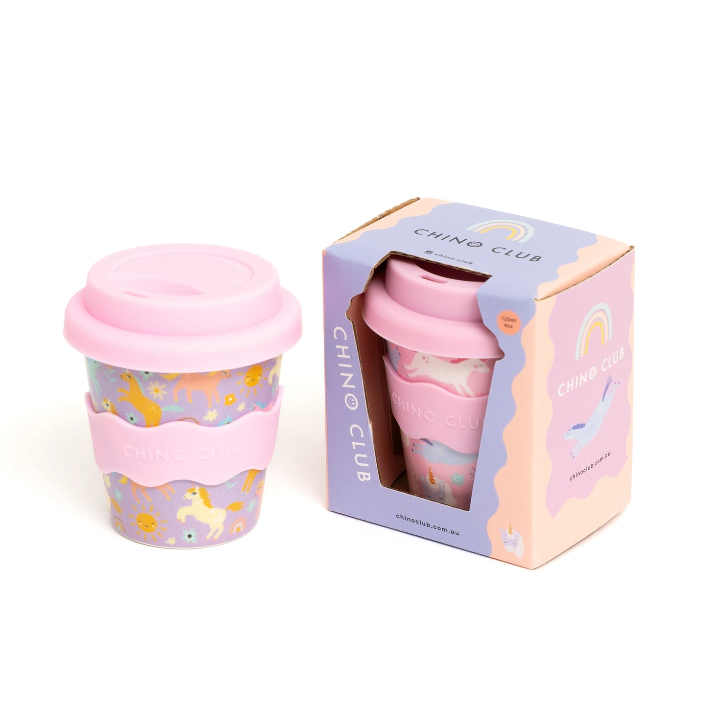 Chino Club / Babychino Cup 120ml - Purple Unicorn