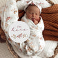 Snuggle Hunny / Reversible Milestone Cards - Butterfly & Pink Sand