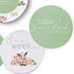 Snuggle Hunny / Reversible Milestone Cards - Farm & Mint