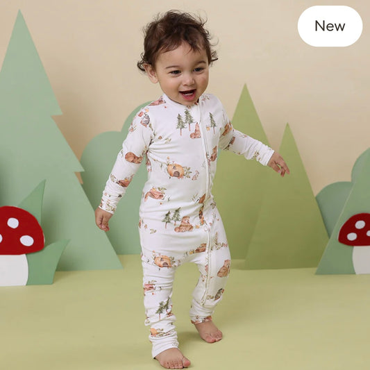 Snuggle Hunny / Snugglesuit Convertible Romper - Bears