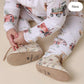 Snuggle Hunny X Bobux / Lace Up Shoes - Diggers & Tractors