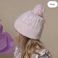 Snuggle Hunny / Organic Knit Beanie - Blush Pink