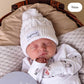 Snuggle Hunny / Organic Knit Beanie - White