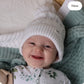 Snuggle Hunny / Organic Knit Beanie - White