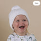 Snuggle Hunny / Organic Knit Beanie - White