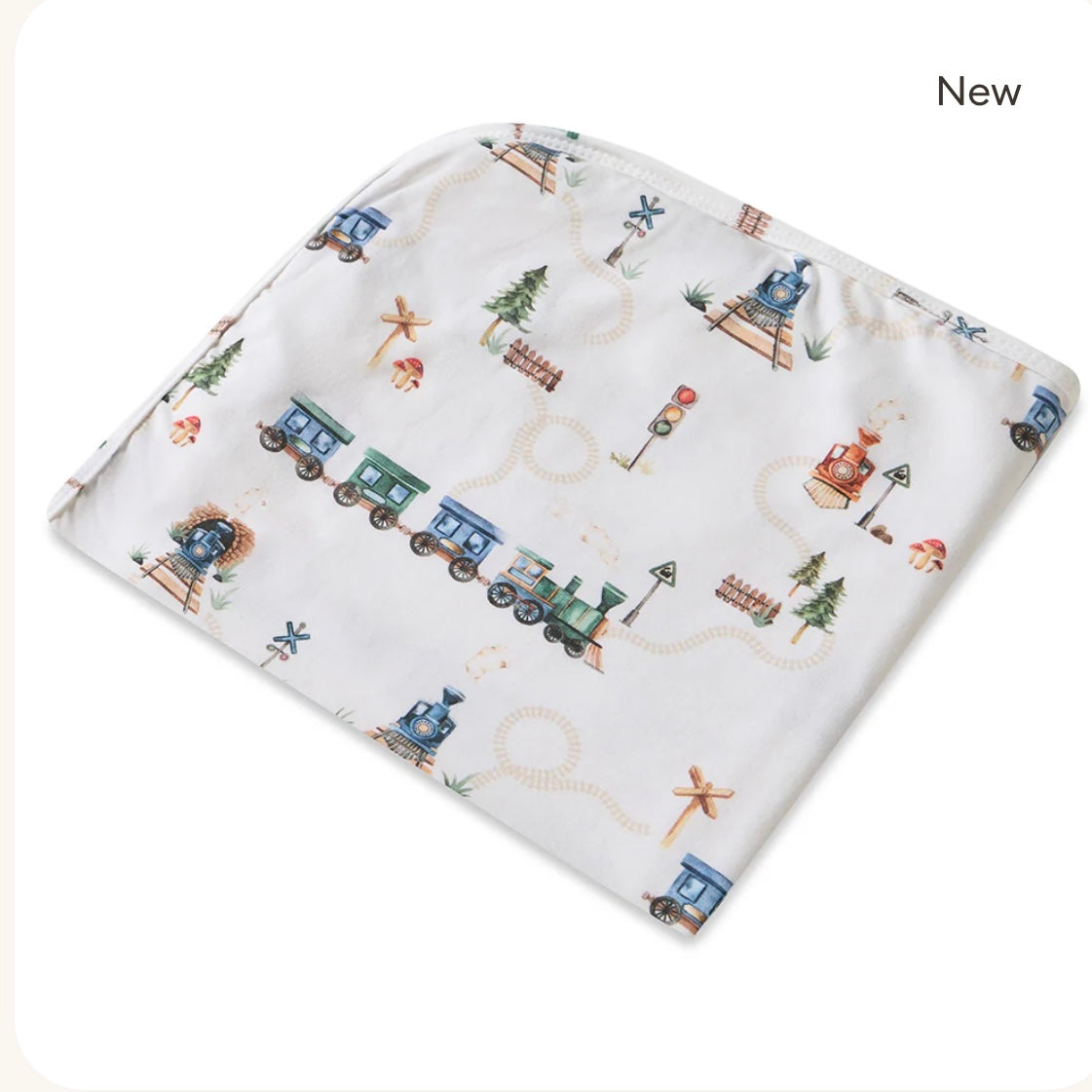 Snuggle Hunny / Jersey Wrap Set - Trains