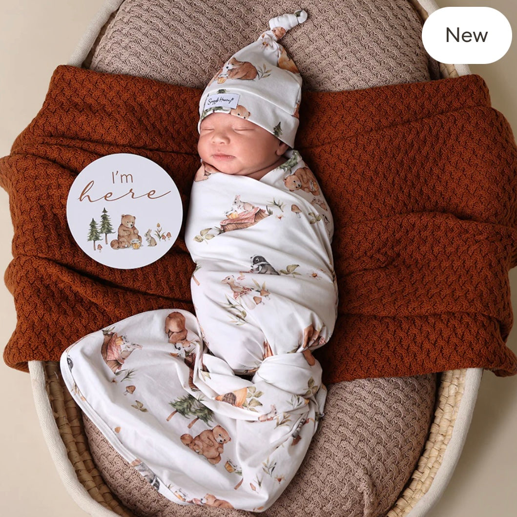 Snuggle Hunny / Jersey Wrap Set - Bears