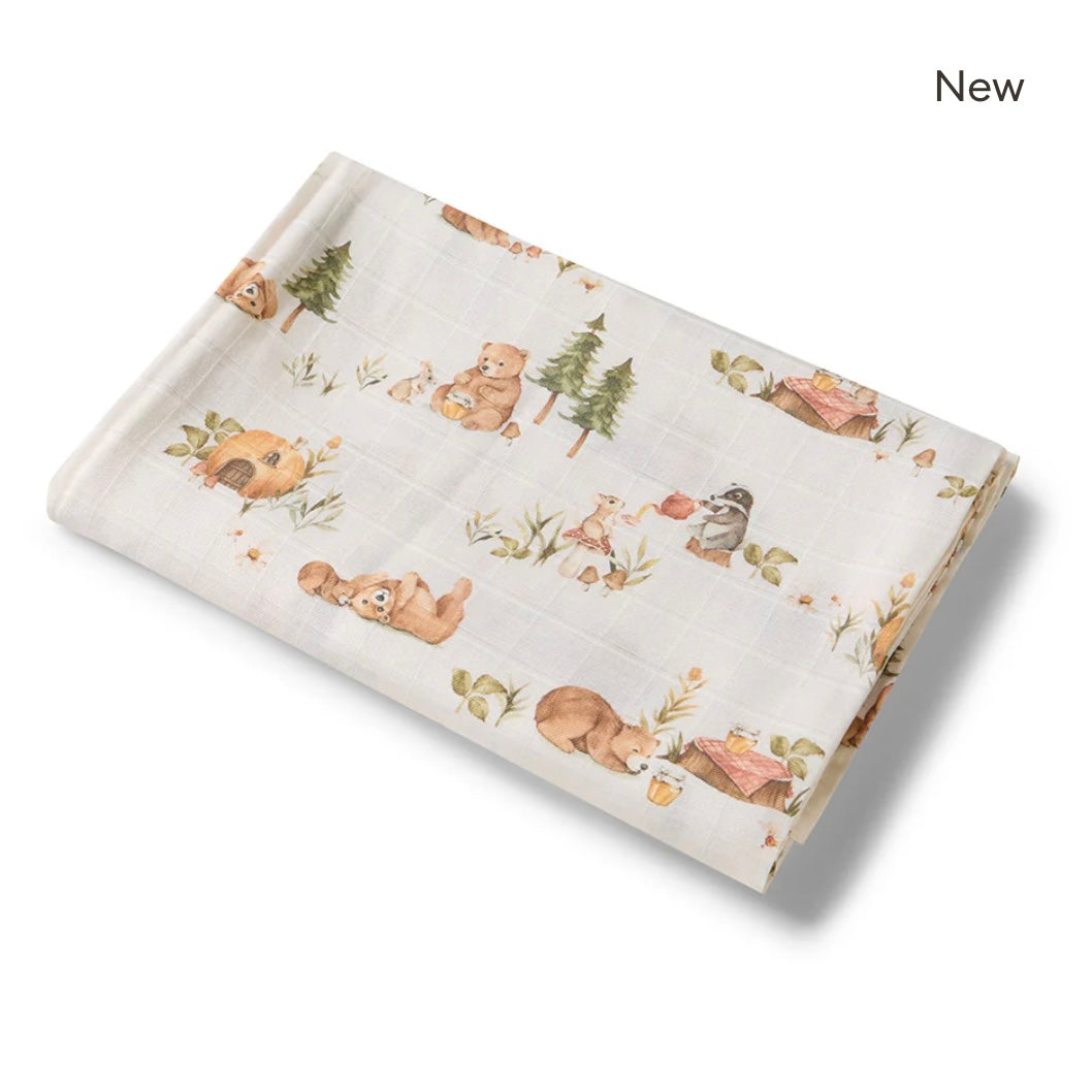 Snuggle Hunny / Muslin Wrap - Bears