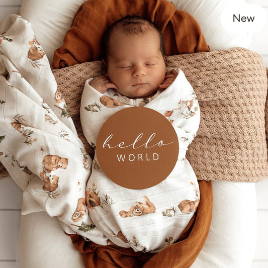Snuggle Hunny / Muslin Wrap - Bears