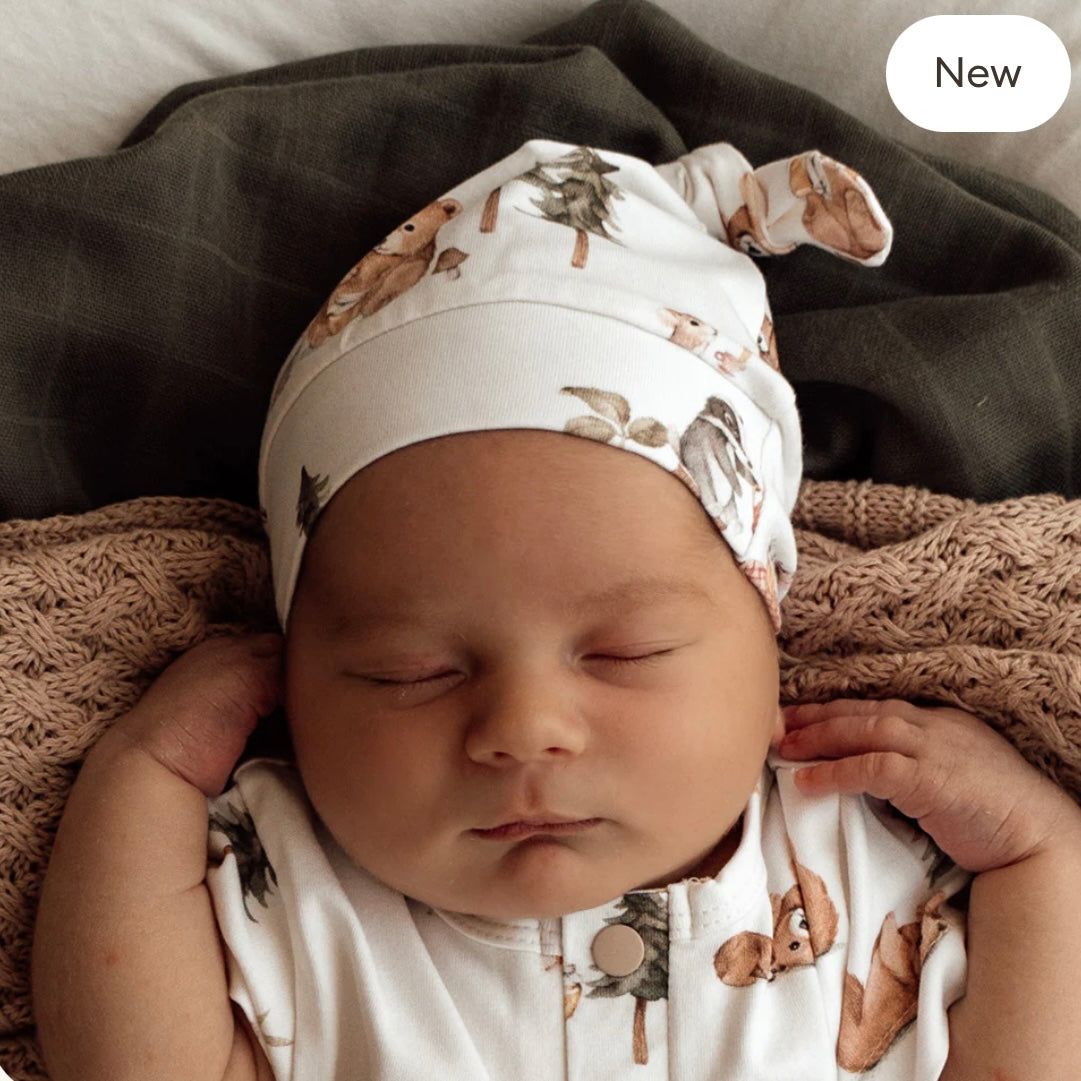 Snuggle Hunny / Knotted Beanie - Bears