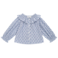 Jamie Kay / Organic Cotton Bellamy Blouse - Mon Amour Stripe Indigo