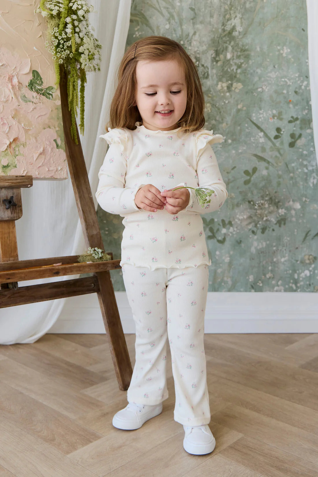 Jamie Kay / Organic Cotton Rib Winslet Top - Emma Whisper
