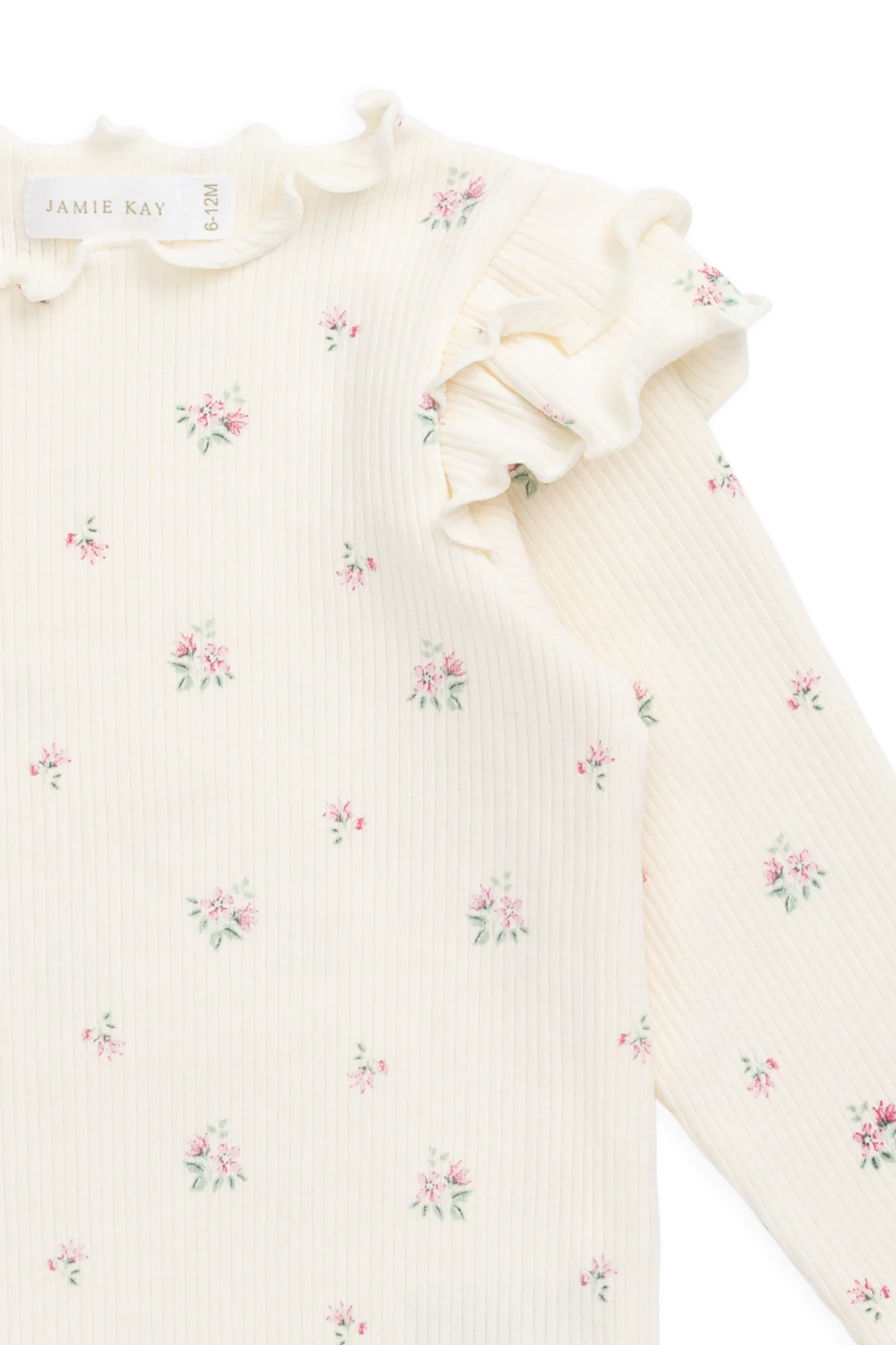 Jamie Kay / Organic Cotton Rib Winslet Top - Emma Whisper
