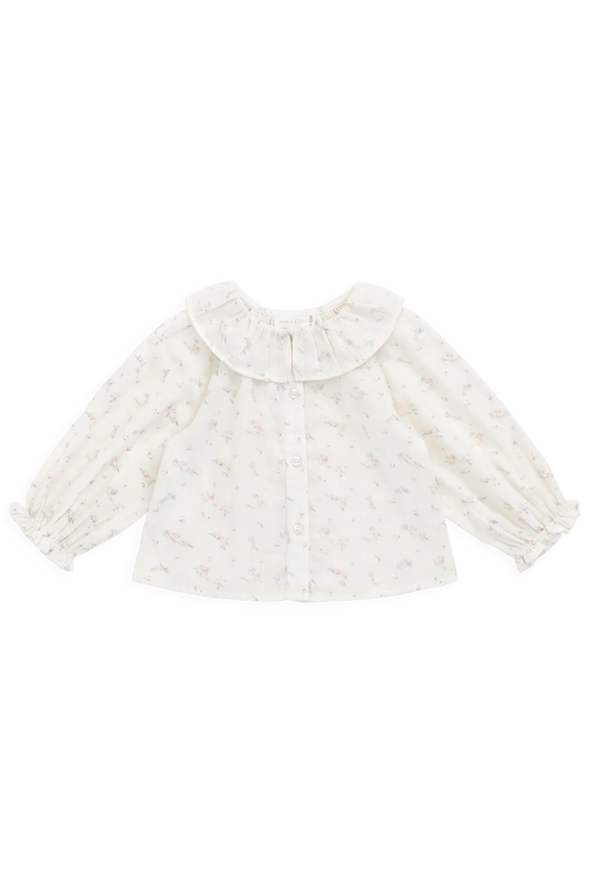 Jamie Kay / Organic Cotton Muslin Christabel Blouse - Solange Snow