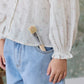 Jamie Kay / Organic Cotton Muslin Christabel Blouse - Solange Snow