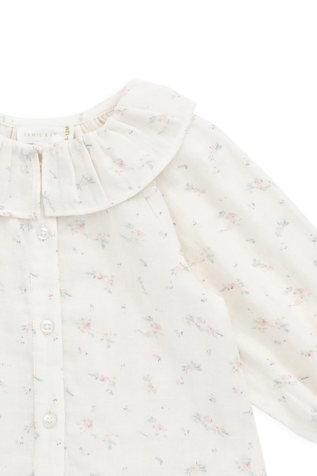 Jamie Kay / Organic Cotton Muslin Christabel Blouse - Solange Snow