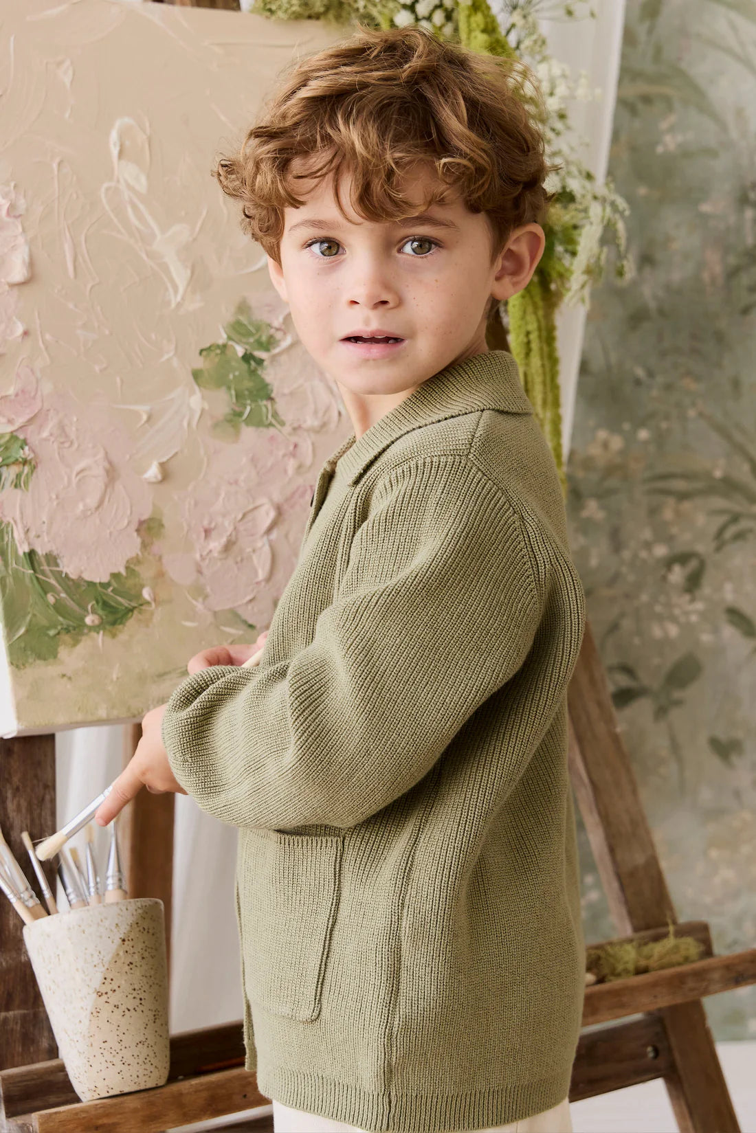 Jamie Kay / Hendrick Knit Jacket - Backyard