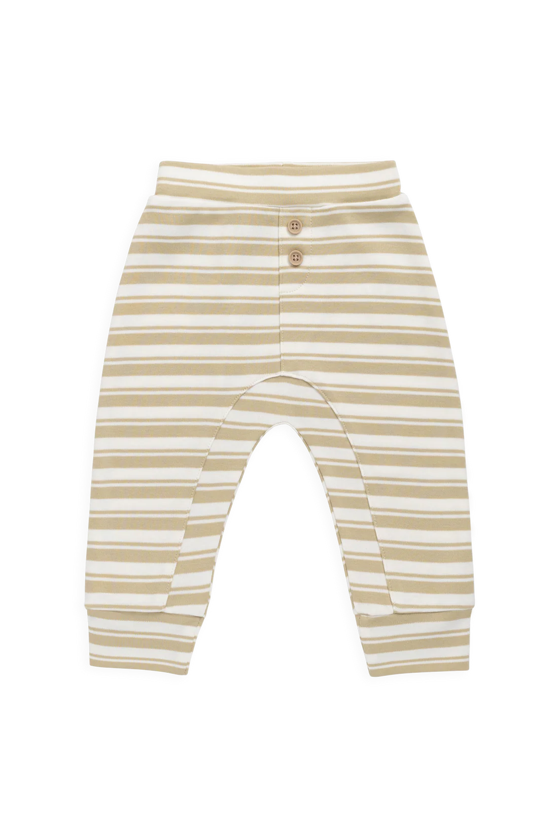 Jamie Kay / Pima Cotton Wesley Pant - Double Stripe Hay/Cloud